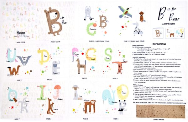 B is for Bear Panel Book