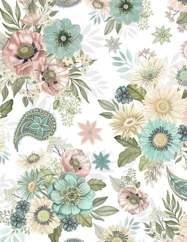 Blissful Large All-over White