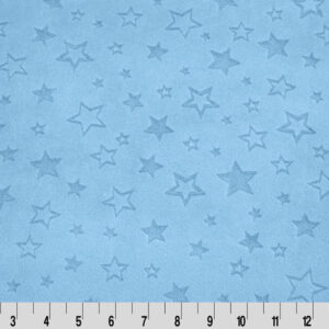 Embossed Star Cuddle® Baby Blue