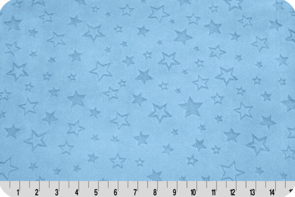 Embossed Star Cuddle® Baby Blue