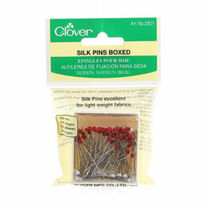 Clover Silk Glasshead Pin Size 30 - 1-1/4in 100ct