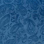 Embossed Paisley Vine Cuddle® Bluebell